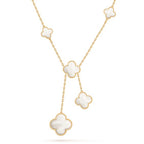[Clover Jewelry]CLOVER MOTHER OF PEARL NECKLACE 6 MOTIF