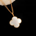 [Clover Jewelry]CLOVER 25MM MOP LARGE PENDANT NECKLACE