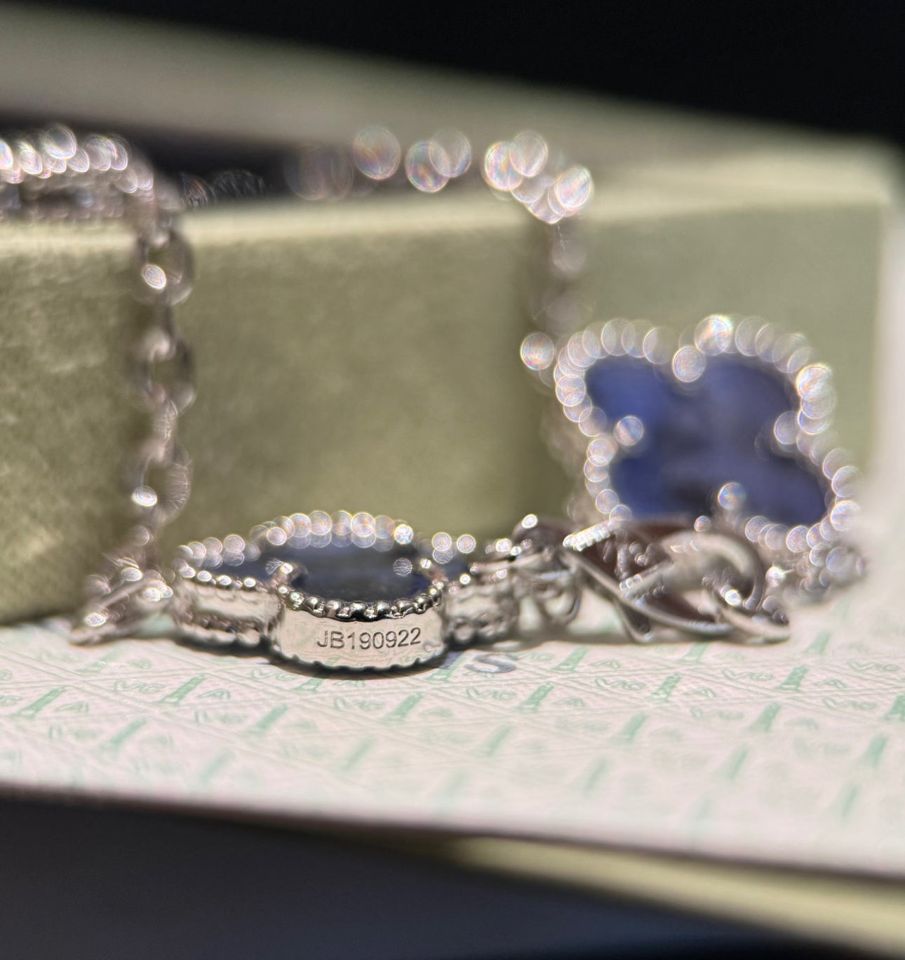 [Clover Jewelry]CLOVER 20 MOTIFS BIDE STONE NECKLACE