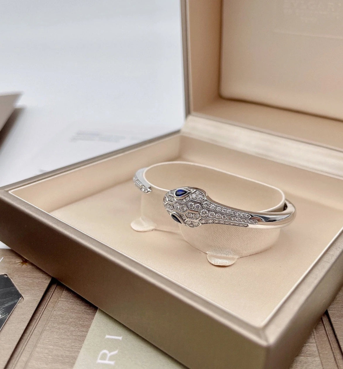 [Clover Jewelry]HAUTE COUTURE SILVER SERPENTI BRACELET