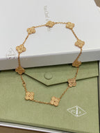 [Clover Jewelry]CLOVERS THE 10-MOTIFS NECKLACE