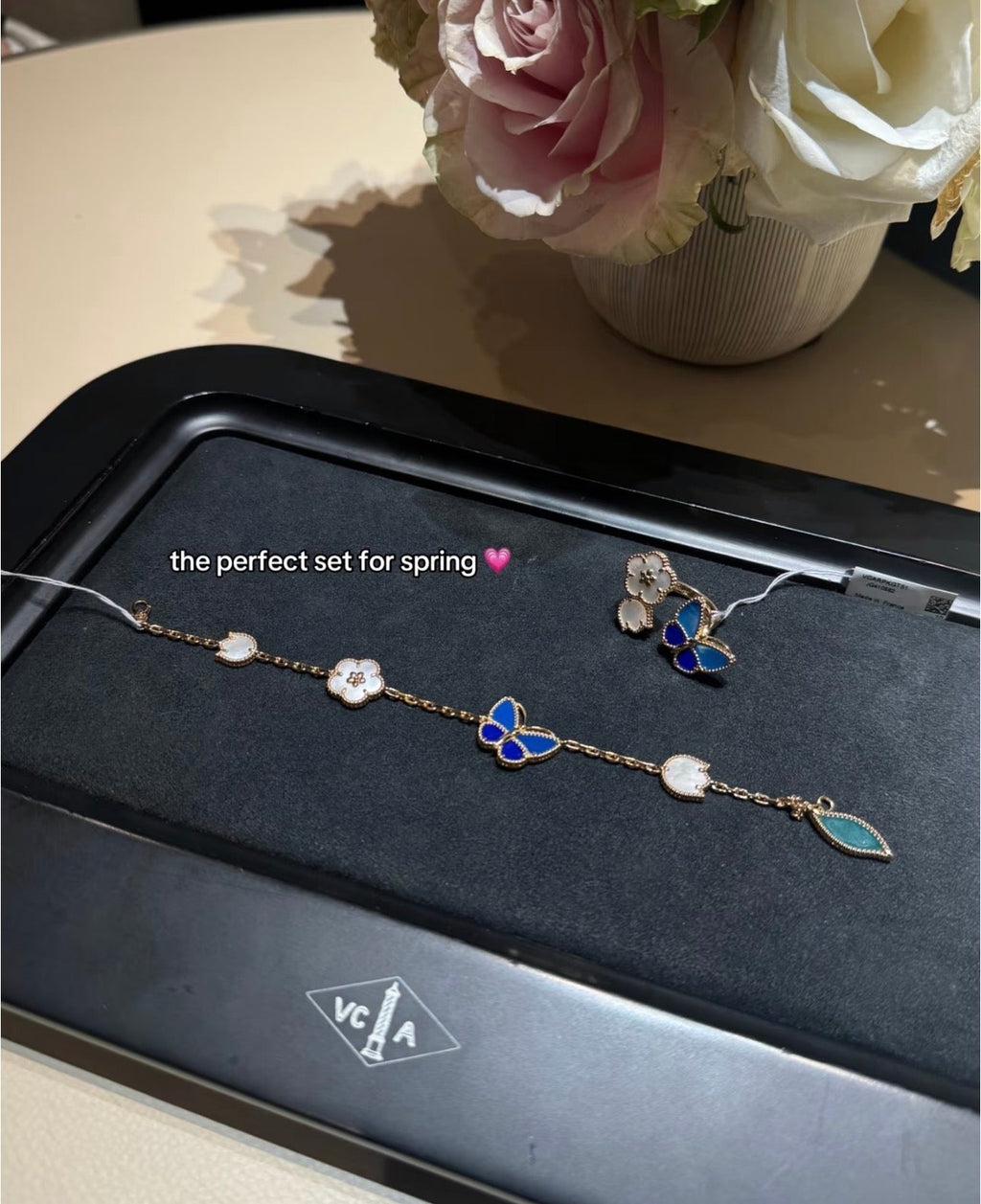 [Clover Jewelry]LUCKY SPRING BUTTERFLY 5 MOTIF BRACELET