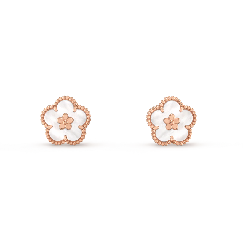 [Clover Jewelry]LUCKY WHITE MOP EARRINGS