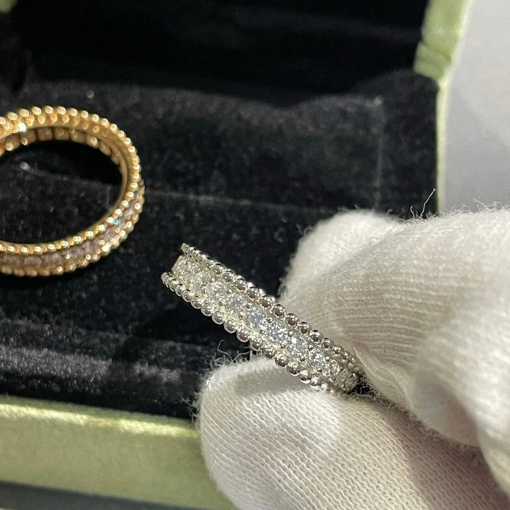 [Clover Jewelry]PERLEE DIAMOND ROSE GOLD RING