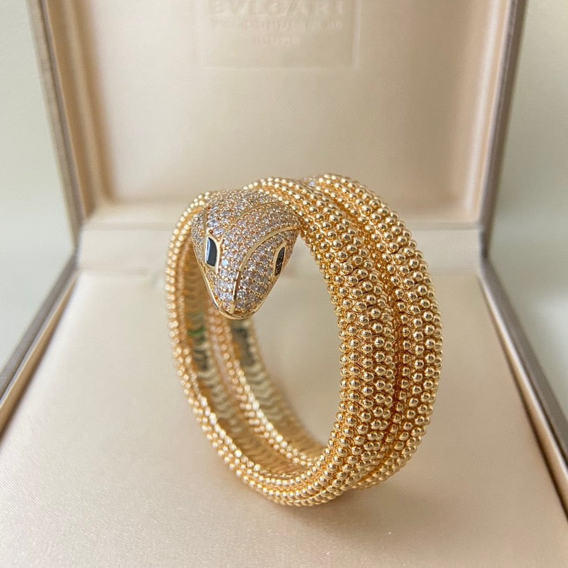 [Clover Jewelry]HAUTE COUTURE  ROSE GOLD SERPENTI BRACELET