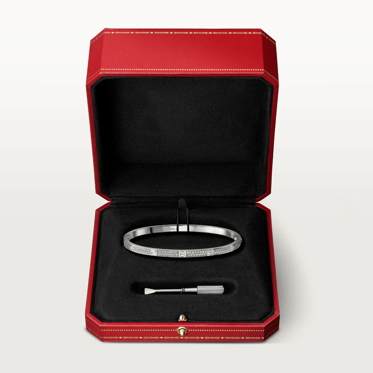 [Clover Jewelry]LOVE BRACELET 3.65MM DIAMOND-PAVED