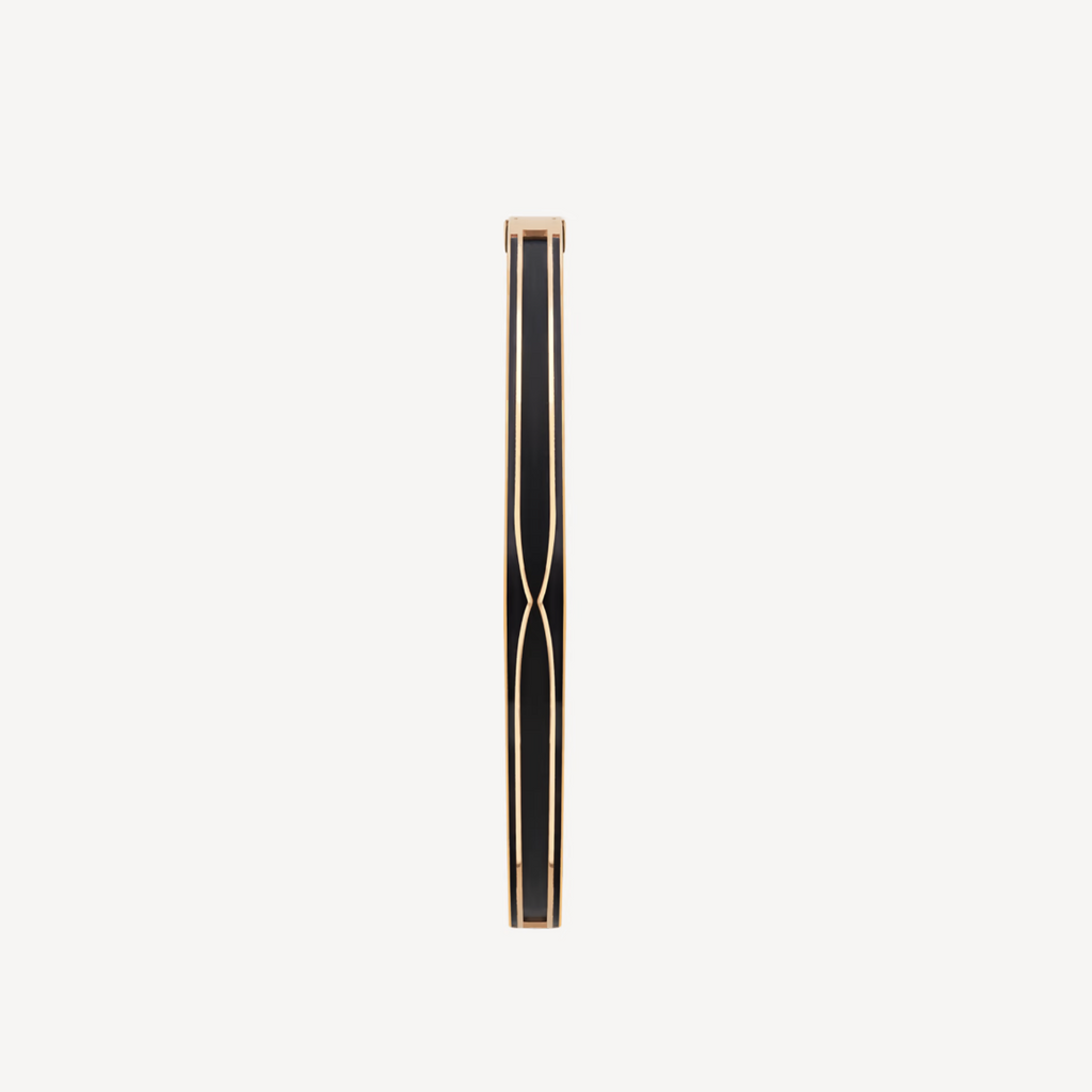 [Clover Jewelry]ZERO 1 ROSÉGOLD MIT MATTSCHWARZEM KERAMIKARMBAND