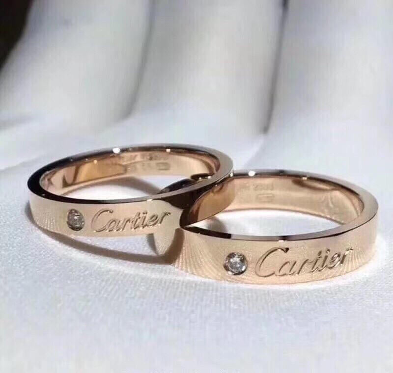 [Clover Jewelry]C PLATINUM 1 DIAMOND RING