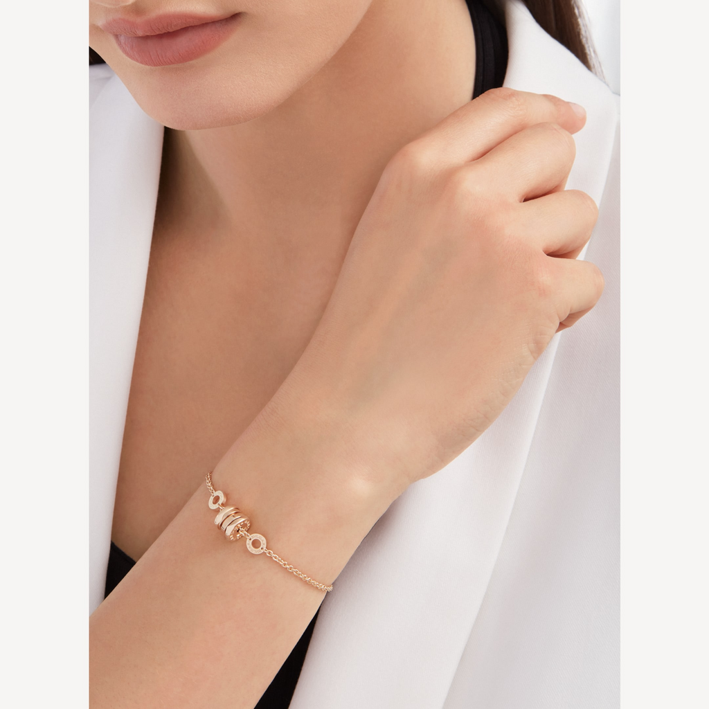 [Clover Jewelry]ZERO 1 SOFT PINK GOLD ARMBAND