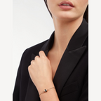 [Clover Jewelry]ZERO 1 ARMREIF AUS SOFTROSA GOLD UND SCHWARZER KERAMIK