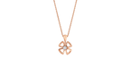 [Clover Jewelry]FIOREVER KETTE DIAMANT MITTE