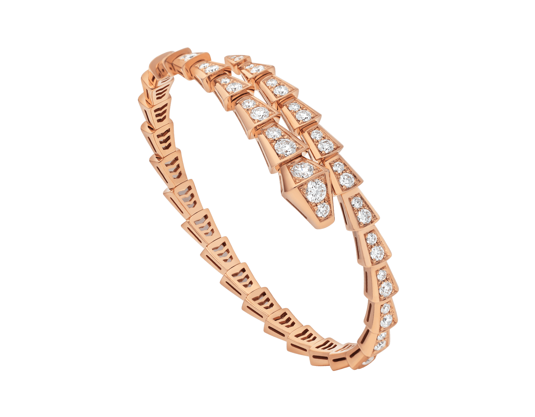 [Clover Jewelry]SERPENTI BRACELET 6.8MM PINK GOLD DIAMOND