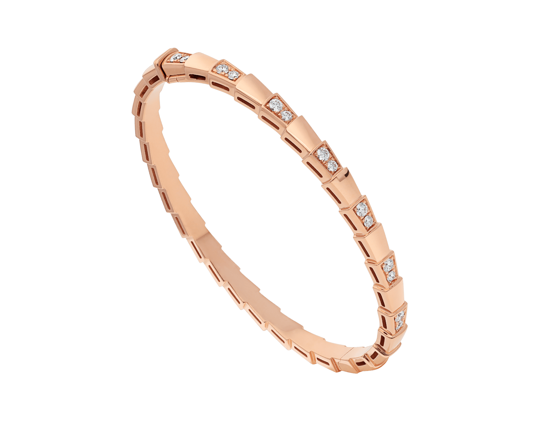 [Clover Jewelry]SERPENTI BRACELET PINK GOLD DIAMOND