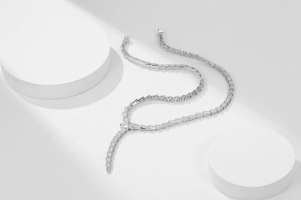 [Clover Jewelry]SERPENTI NECKLACE SILVER DIAMOND
