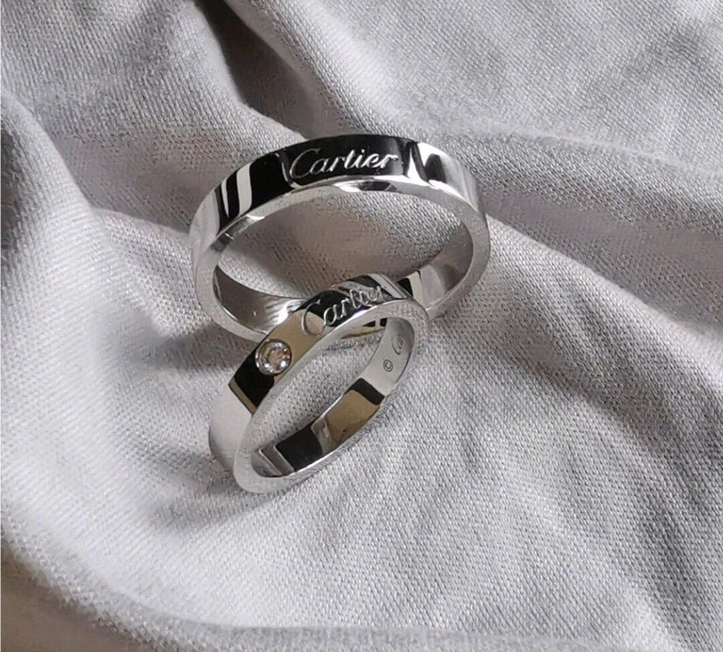 [Clover Jewelry]C PLATINUM 1 DIAMOND RING