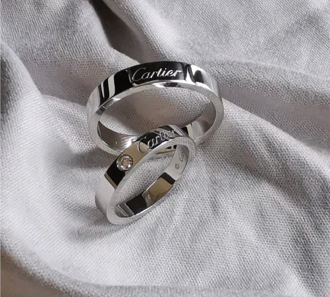 [Clover Jewelry]C PLATINUM 1 DIAMOND RING