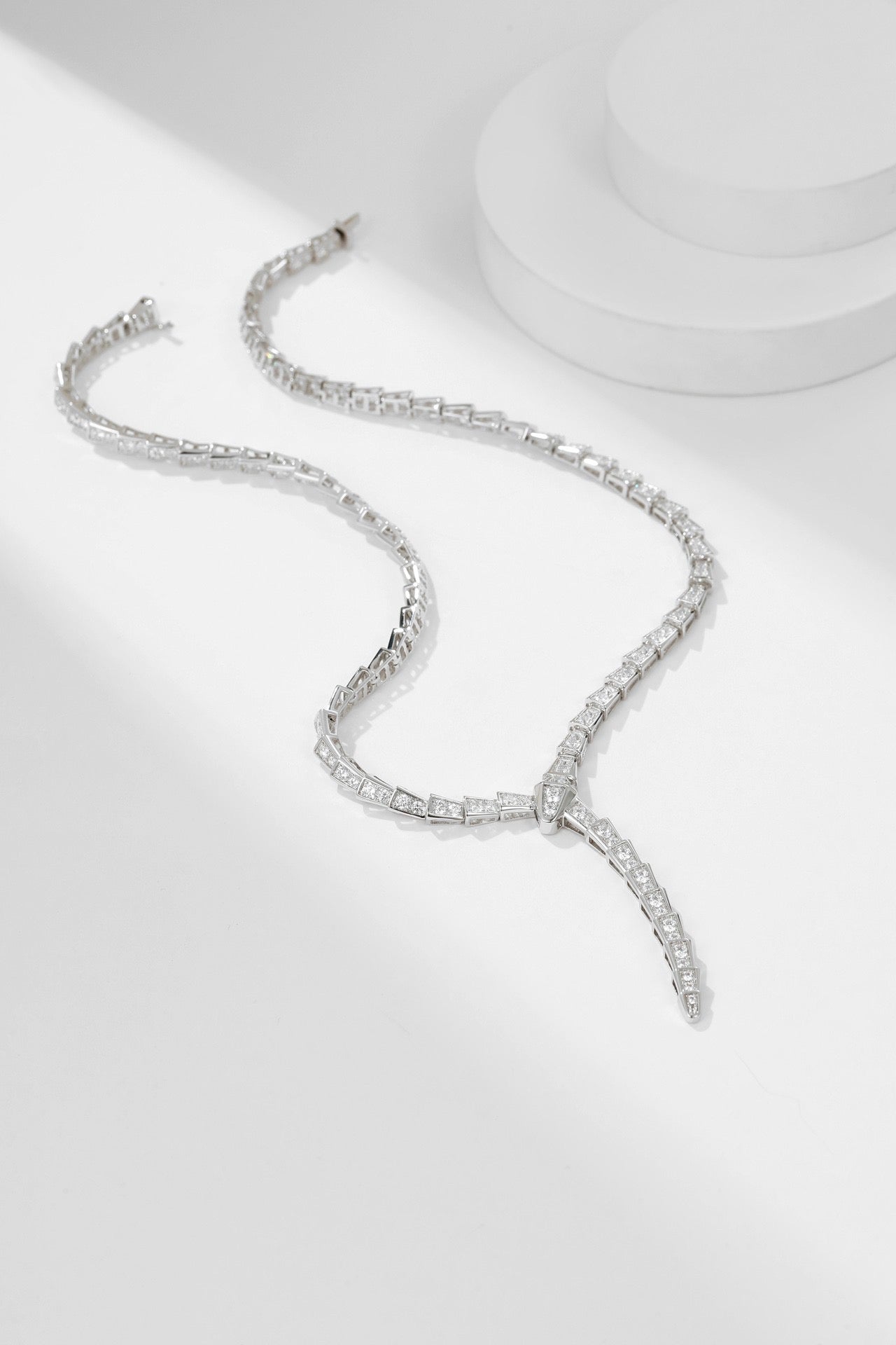 [Clover Jewelry]SERPENTI NECKLACE SILVER DIAMOND