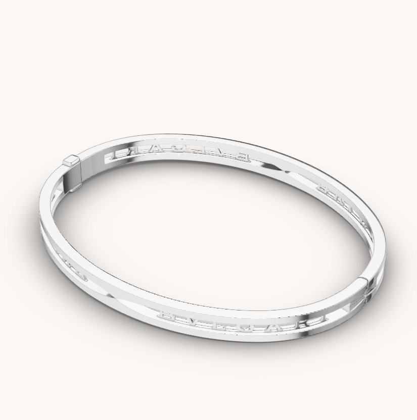 [クローバージュエリー]ZERO 1 スパイラルロゴ シルバーブレスレット