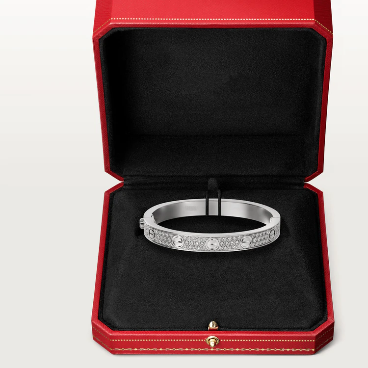 [Clover Jewelry]LOVE BRACELET 6.1MM DIAMOND-PAVED