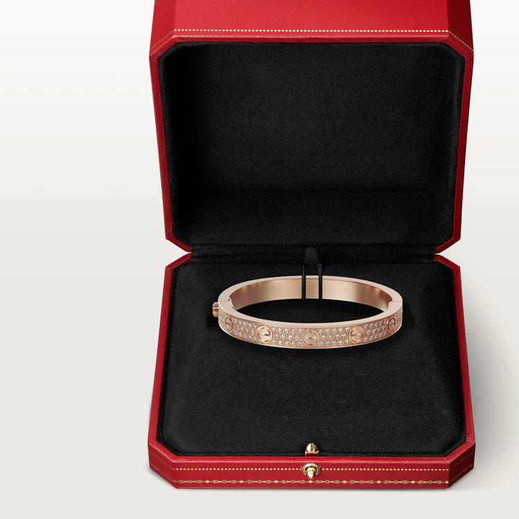 [Clover Jewelry]LOVE BRACELET 6.1MM DIAMOND-PAVED