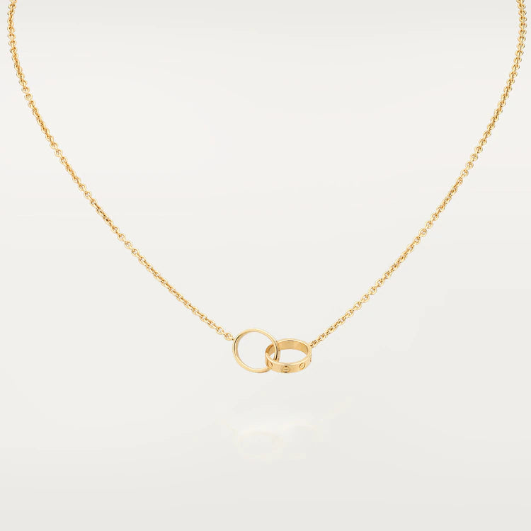 [Clover Schmuck]LIEBESKETTE DOPPELRING GOLD