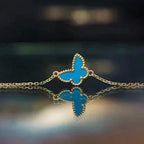 [Clover Jewelry]SCHMETTERLING TÜRKIS SCHMETTERLING ARMBAND