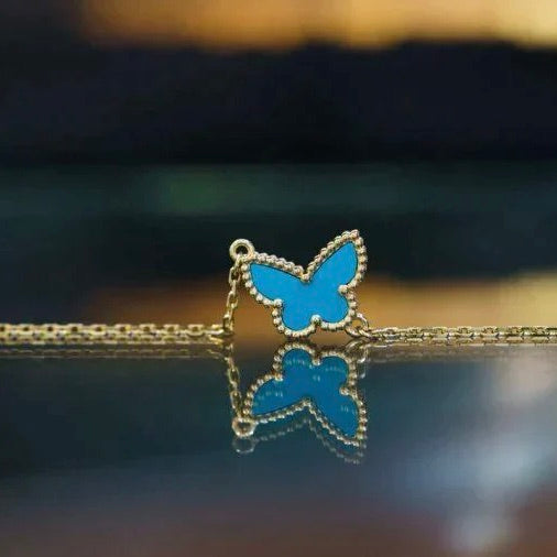 [Clover Jewelry]SCHMETTERLING TÜRKIS SCHMETTERLING ARMBAND