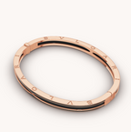 [Clover Jewelry]ZERO 1 ROSÉGOLD MIT MATTSCHWARZEM KERAMIKARMBAND