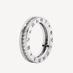 [Clover Jewelry]ZERO 1 ONE-BAND PAVED DIAMONDS AM SPIRALRING