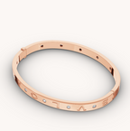 [Clover Jewelry]ZERO 1 PINK GOLD 12 DIAMONDS BRACELET