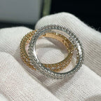 [Clover Jewelry]PERLEE DIAMOND ROSE GOLD RING