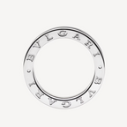 [Clover Jewelry]ZERO 1 ONE-BAND PAVED DIAMONDS AM SPIRALRING