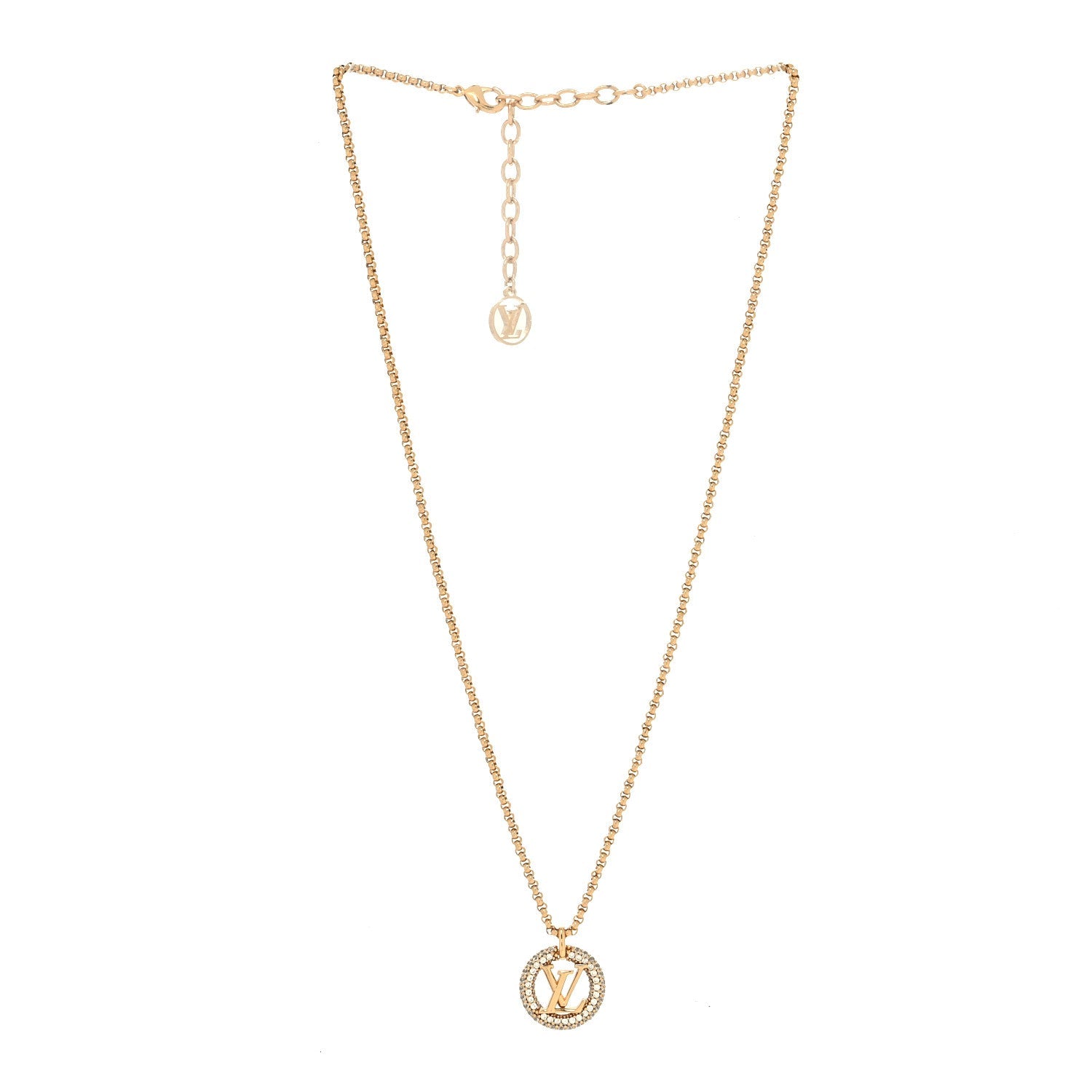 [Clover Jewelry]BY NIGHT DIAMOND PAVED NECKLACE