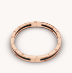 [Clover Jewelry]ZERO 1 ピンクゴールド ブラックセラミック ブレスレット