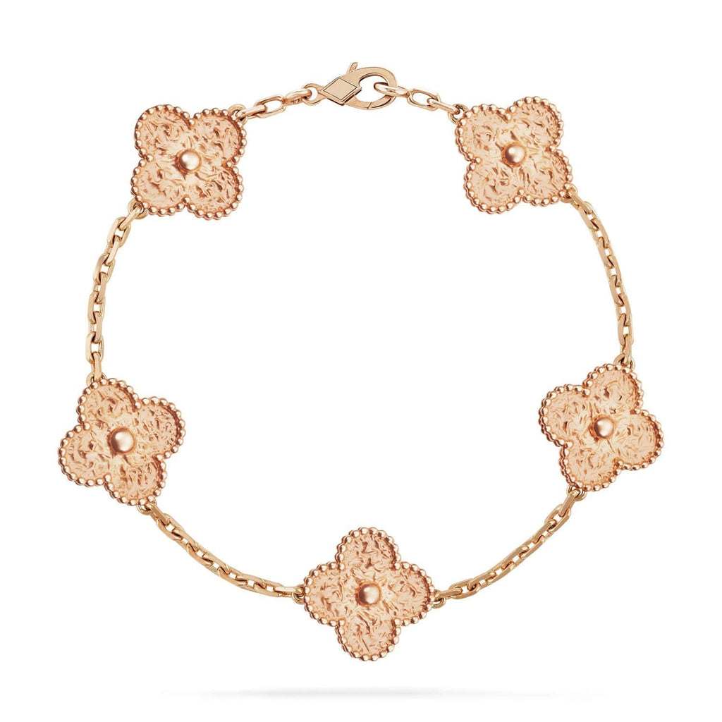 [Clover Jewelry]CLOVER 5 MOTIFS BRONZING BRACELET
