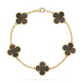 [Clover Jewelry]CLOVER 5 MOTIF GRAY MOP  BRACELET
