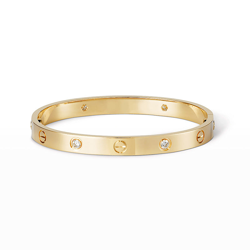 [Clover Jewelry]LOVE BRACELET 6.1MM 4 DIAMONDS
