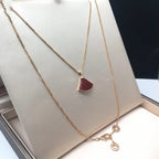 [Clover Schmuck]TRAUMHALSKETTE CARNELIAN 1 DIAMANT