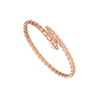 [Clover Jewelry]SERPENTI BRACELET DIAMONDS PINK GOLD