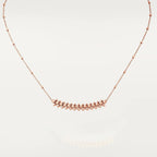 [Clover Jewelry]CLASH PINK GOLD NECKLACE