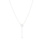 [Clover Jewelry]FINESSE SILVER DIAMOND NECKLACE