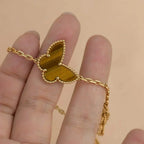 [Clover Jewelry]LUCKY SPRING 5 MOTIF GOLD BRACELET