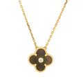[Clover Jewelry]CLOVER 15MM DIAMOND AND MOTHER-OF-GREY NECKLACE