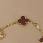 [Clover Jewelry]CLOVER  5 MOTIVE KARNEOL GOLD-ARMBAND