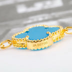 [Clover Jewelry]CLOVER 5 MOTIFS TURQUOISE BRACELET