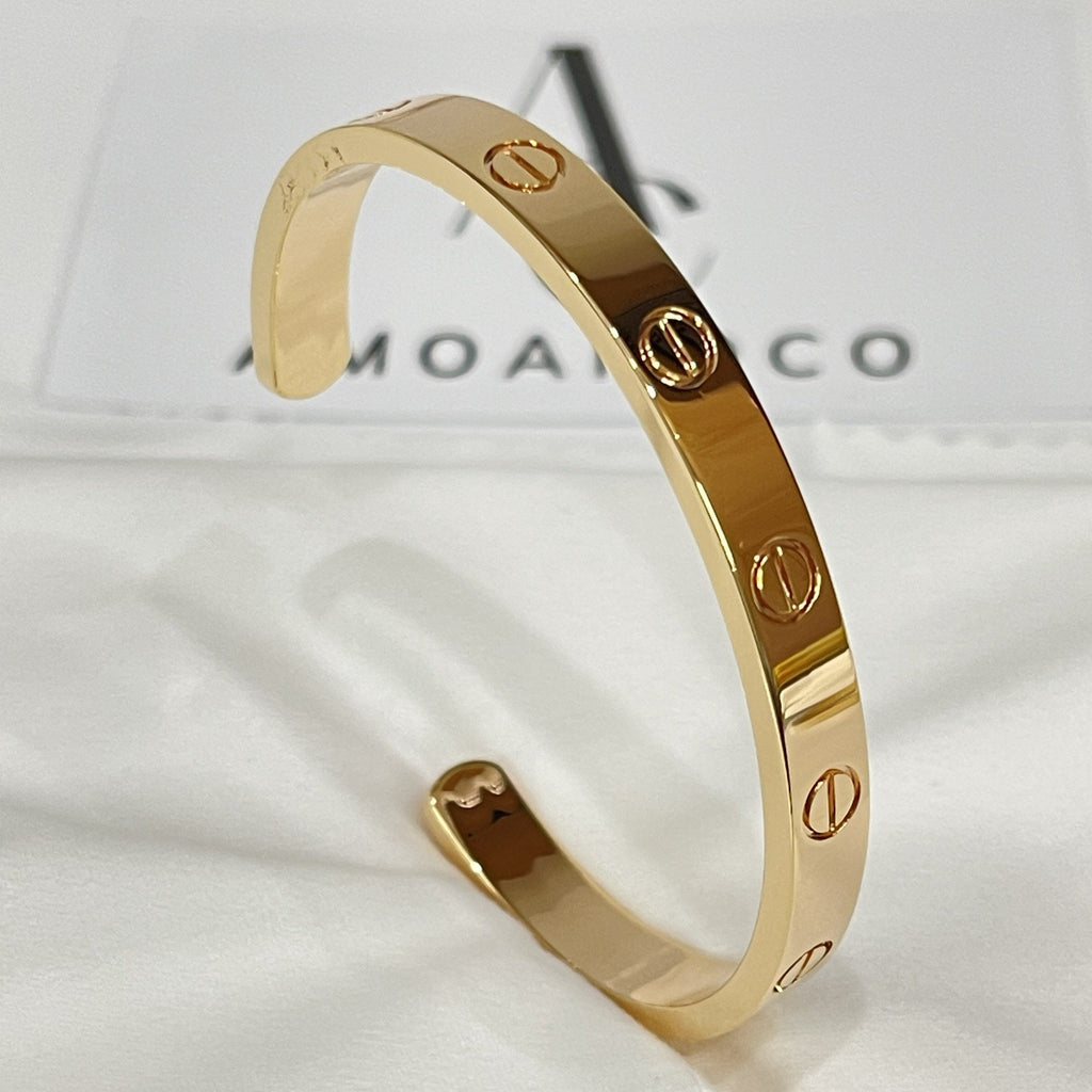 [Clover Jewelry]LIEBESARMBAND 6.1MM OFFENER ARMREIF