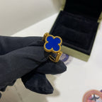 [Clover Jewelry]CLOVER RIVERSIBLE BLUE AGATE RING