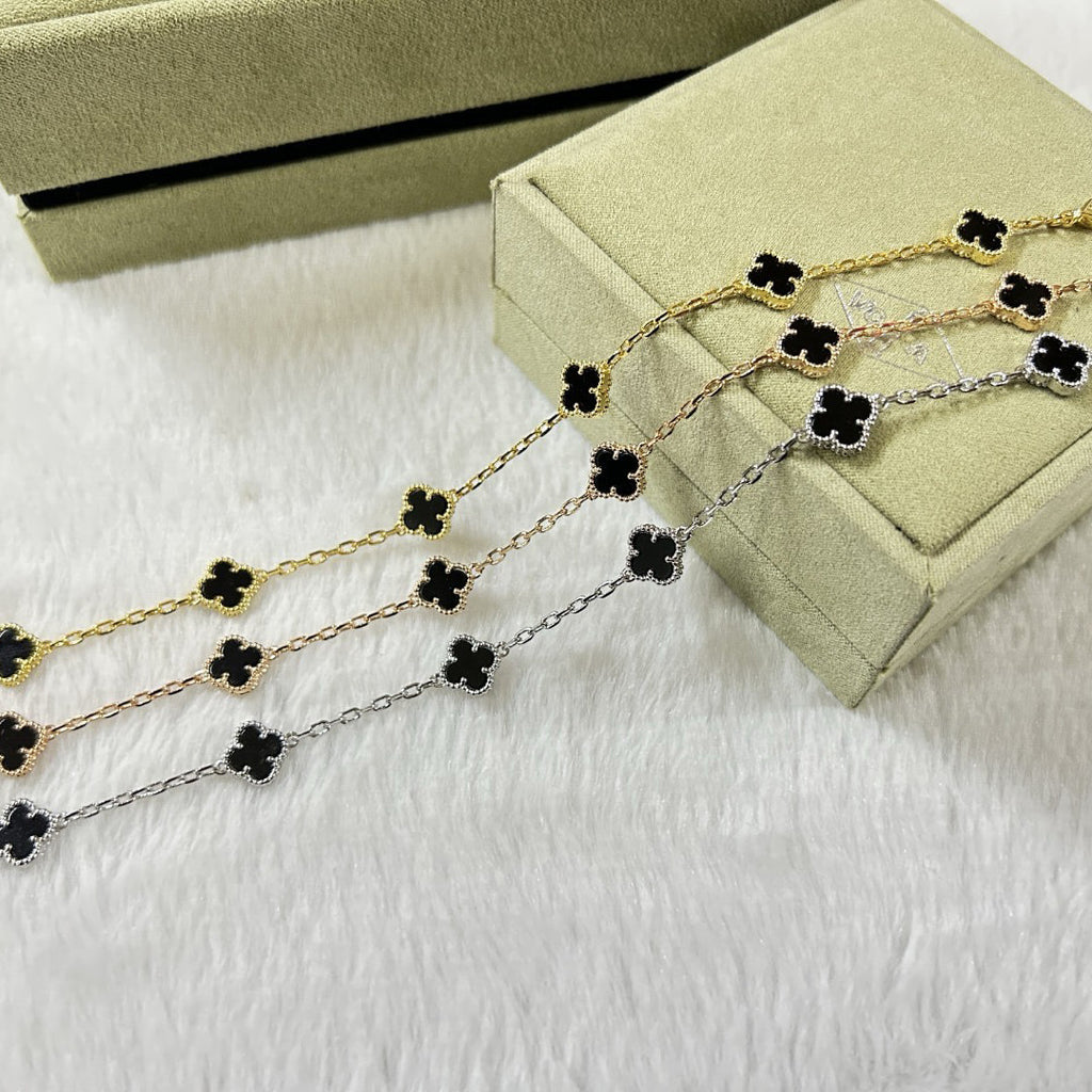 [Clover Jewelry]CLOVER 6 MOTIV ONYX ARMBAND