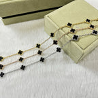 [Clover Jewelry]CLOVER 6 MOTIV ONYX ARMBAND