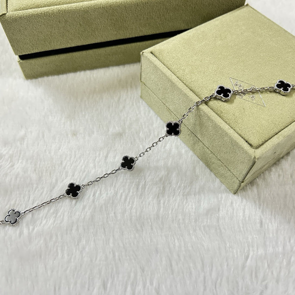 [Clover Jewelry]CLOVER 6 MOTIV ONYX ARMBAND